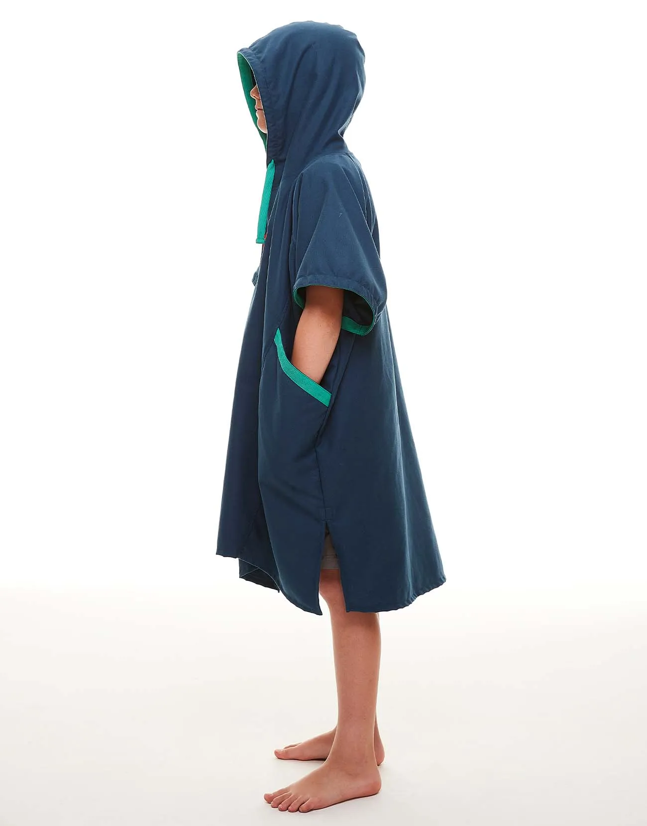 Kids Quick Dry Microfibre Changing Robe - Navy