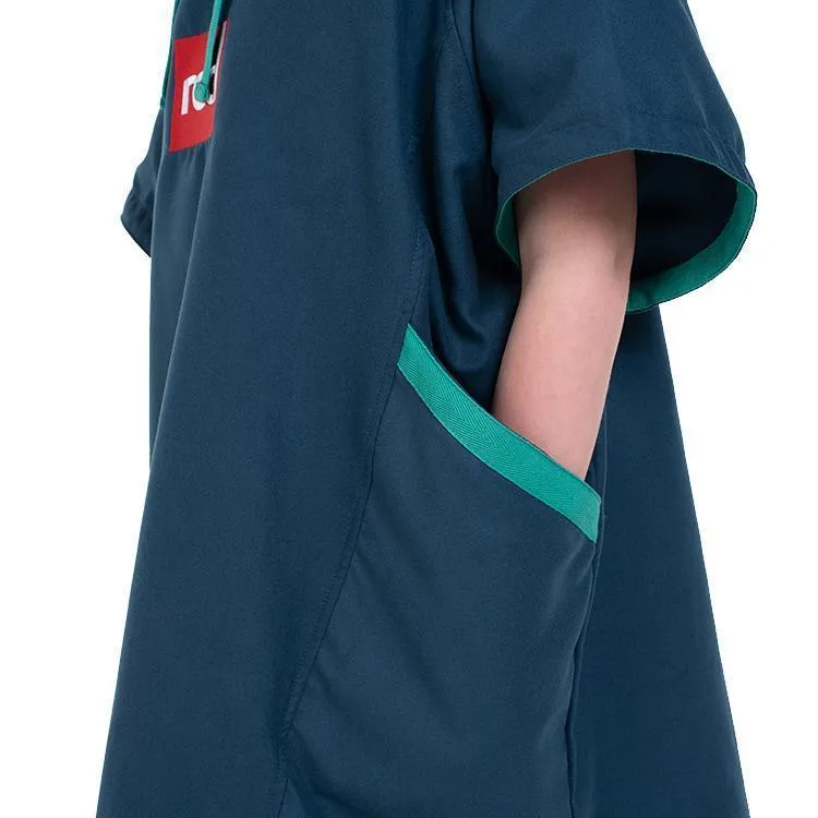 Kids Quick Dry Microfibre Changing Robe - Navy