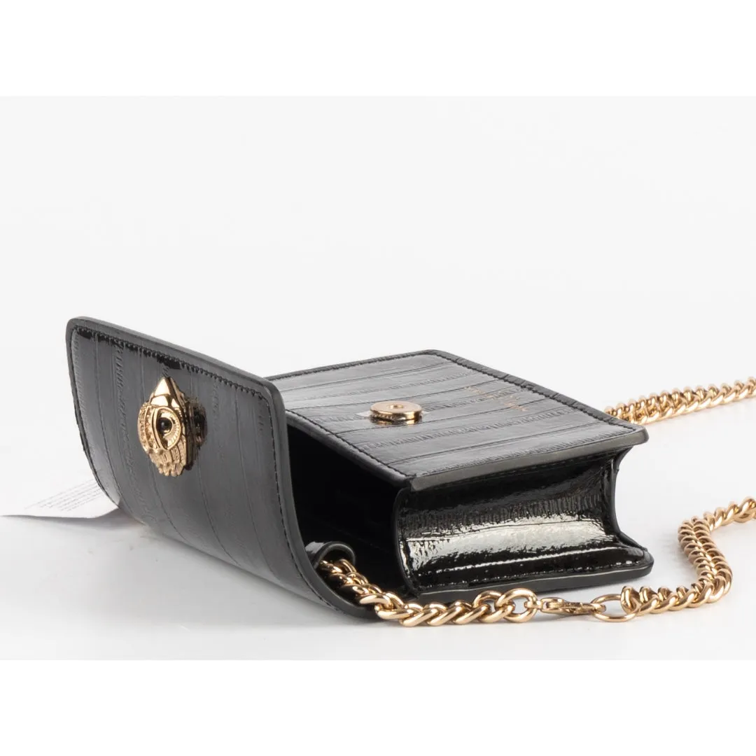 Kurt Geiger Black Shoreditch Mini Crossbody Bag