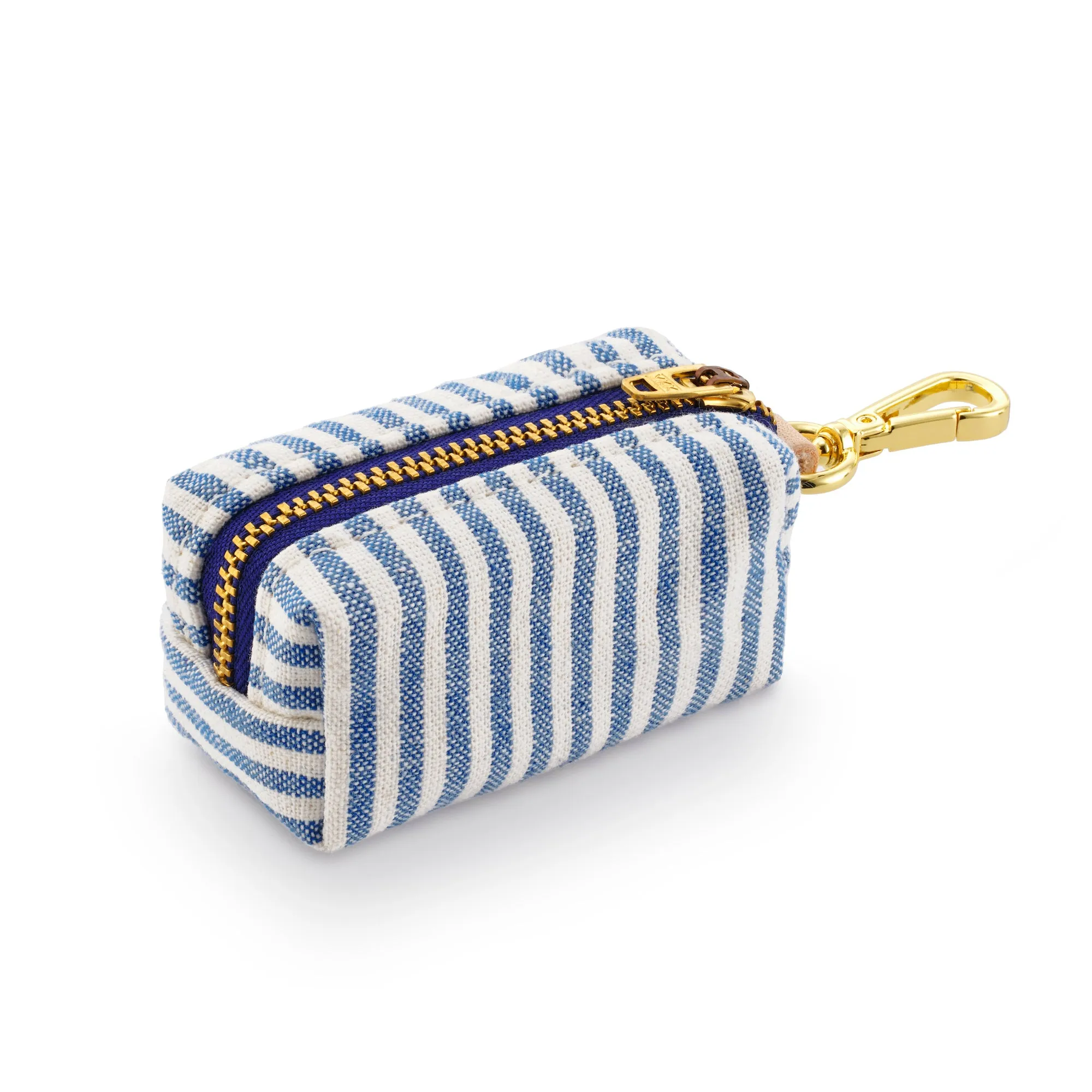 Lake Blue Stripe Waste Bag Dispenser