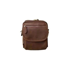 Leather Compact Concealment Square Bag by Roma Leather