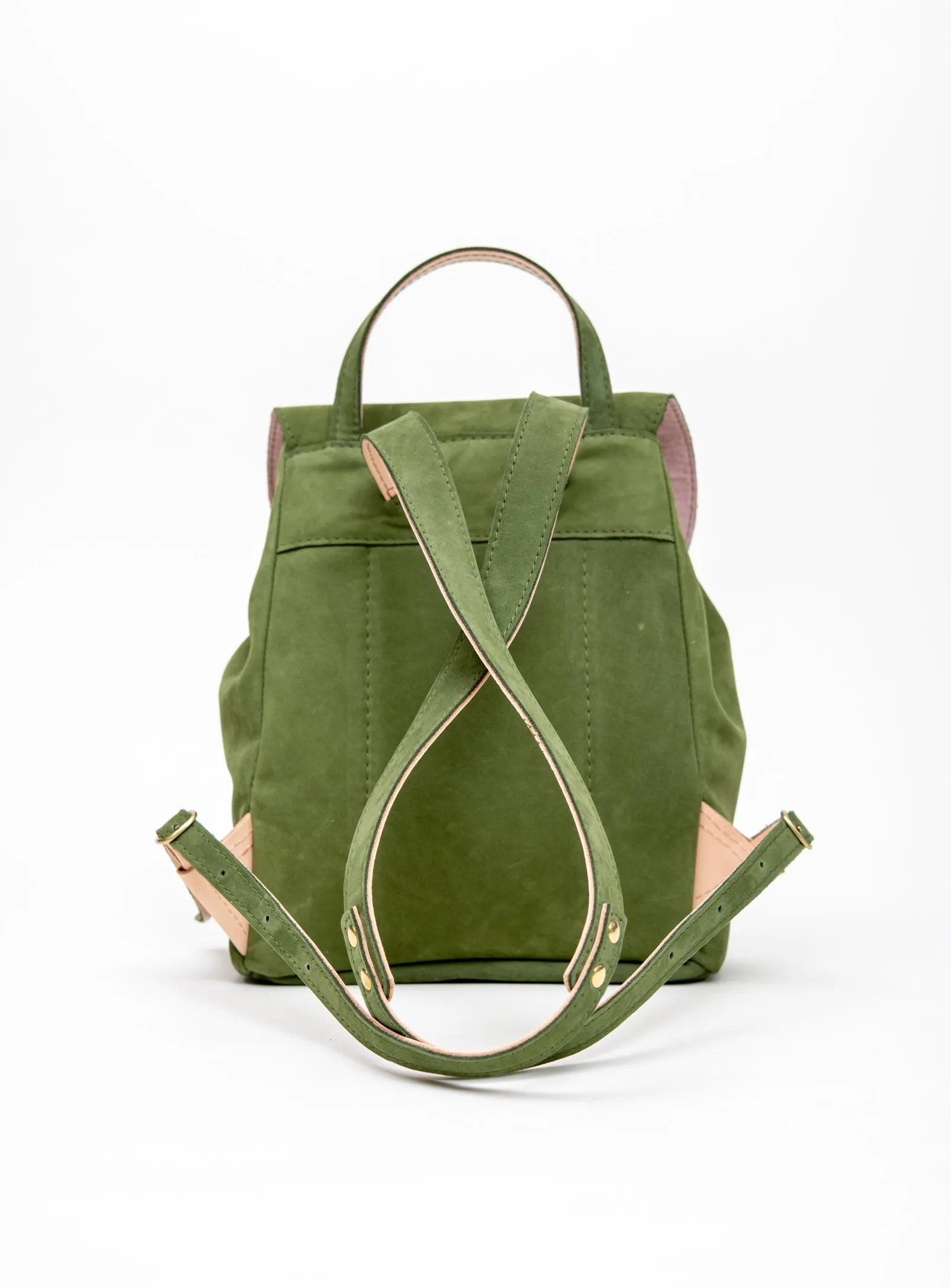 Leather rucksack MILAN model