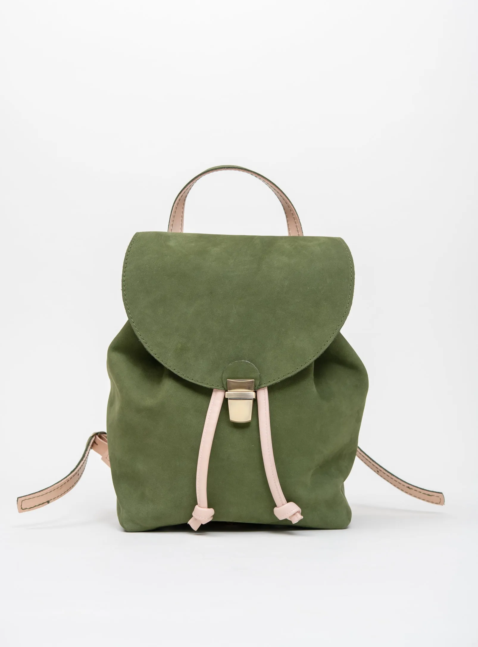 Leather rucksack MILAN model