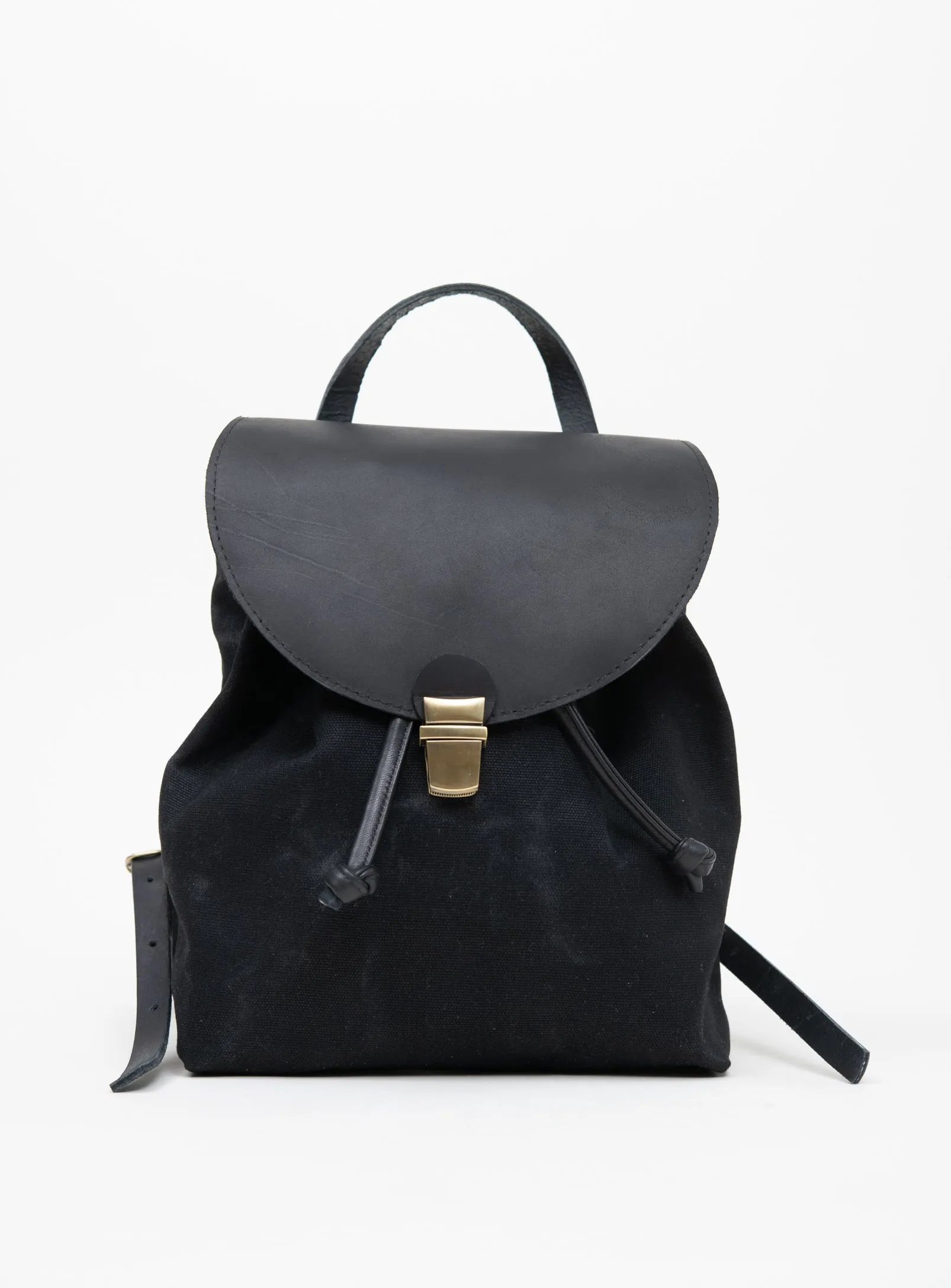 Leather rucksack MILAN model