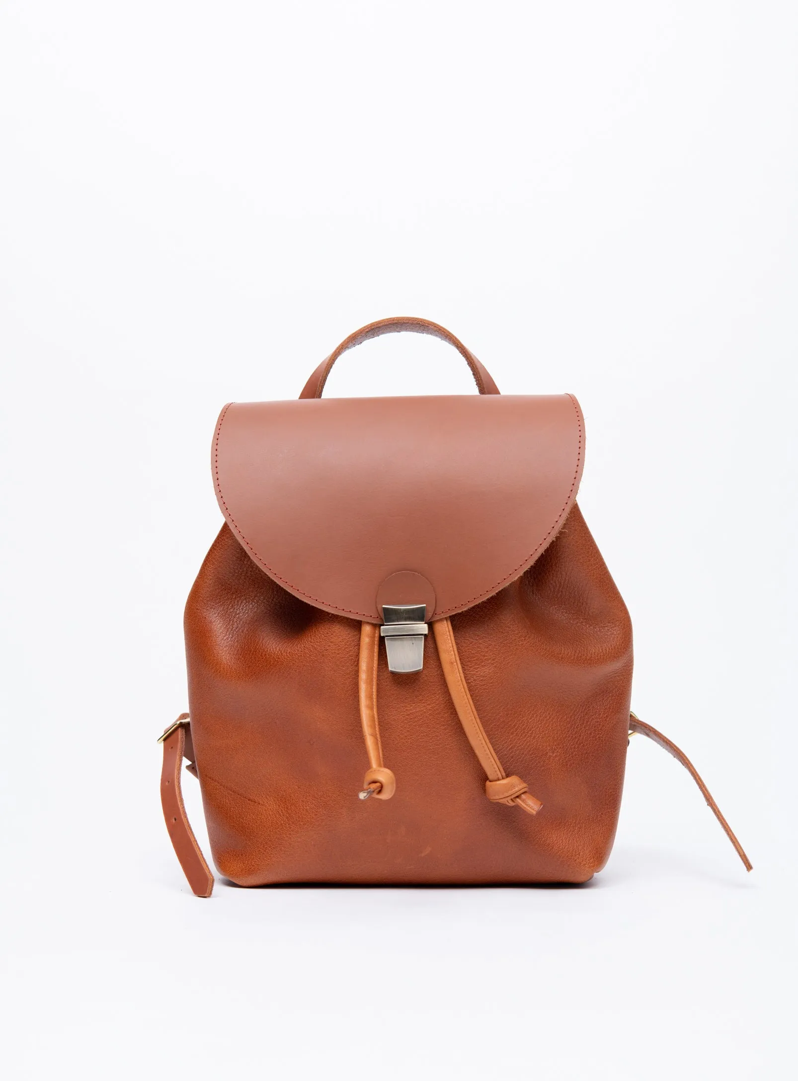 Leather rucksack MILAN model