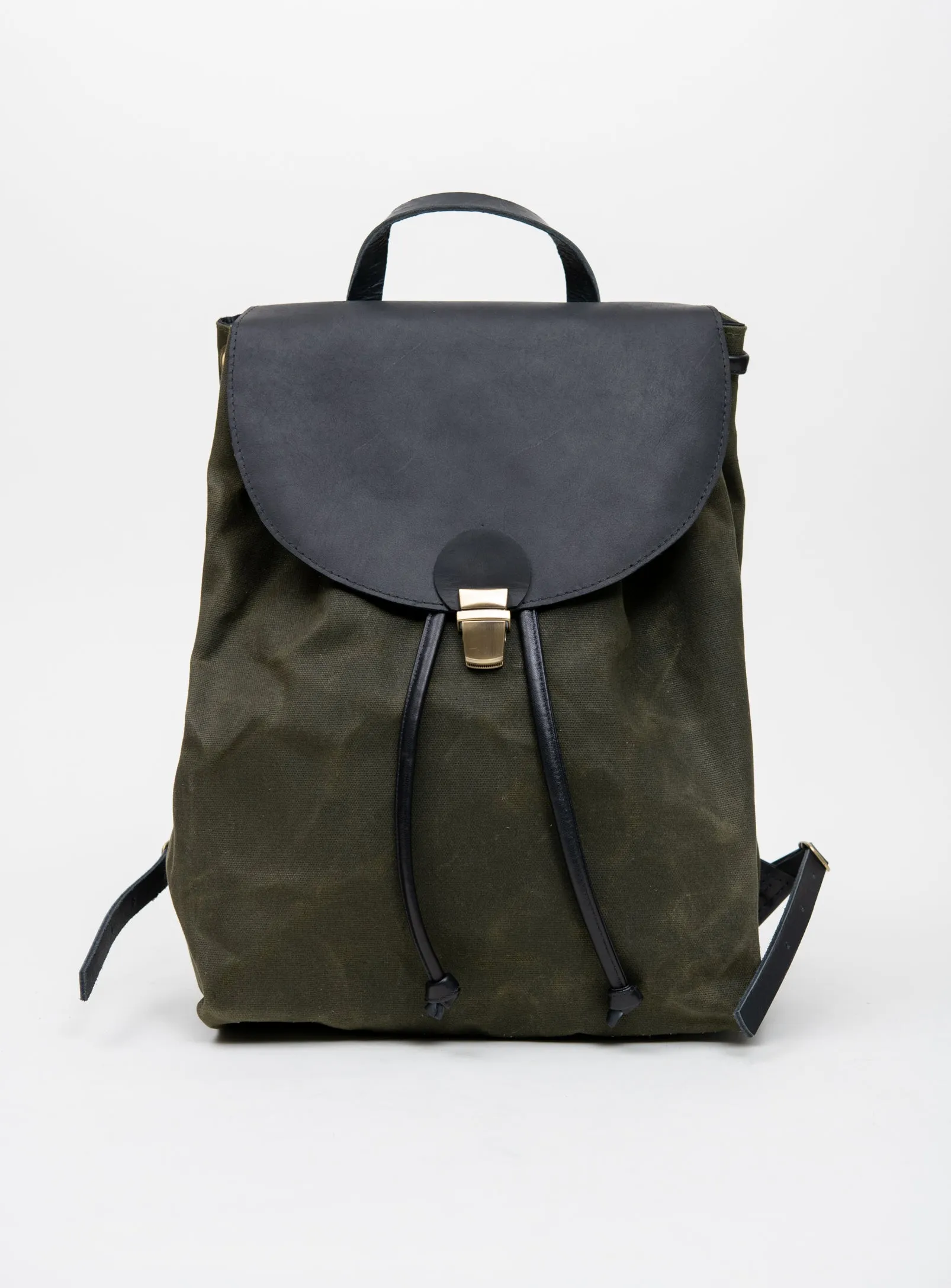 Leather rucksack MILAN model