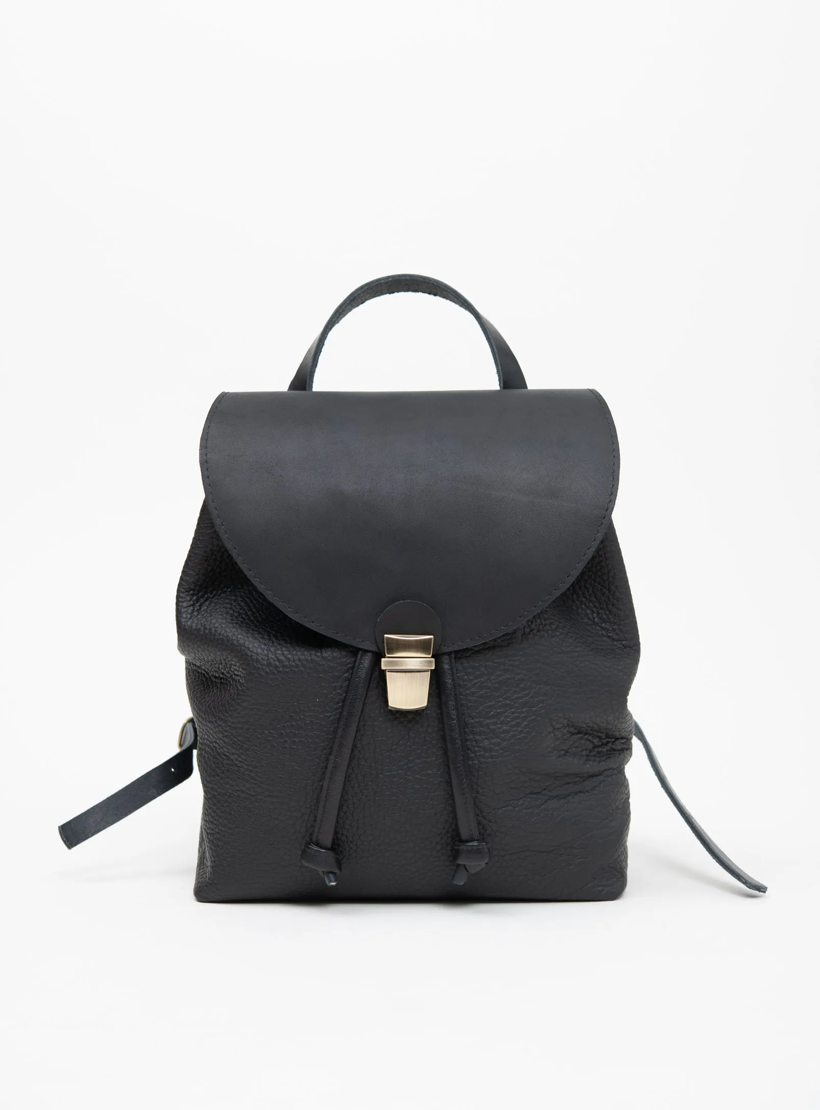 Leather rucksack MILAN model