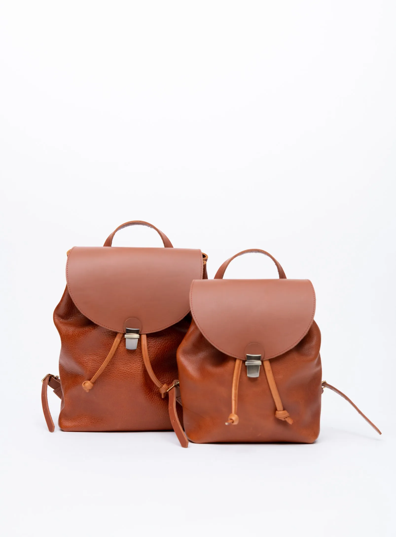 Leather rucksack MILAN model