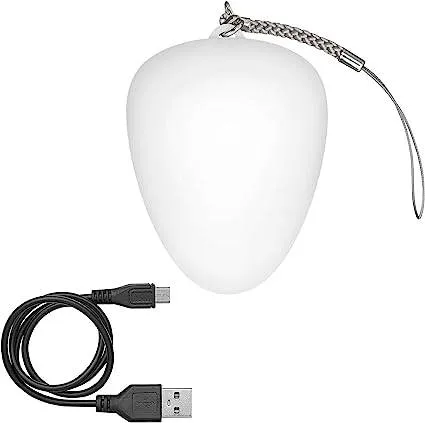 LED HANDBAG LIGHT RECHARGEABLE OVAL WITH IR SENSOR -WHITE