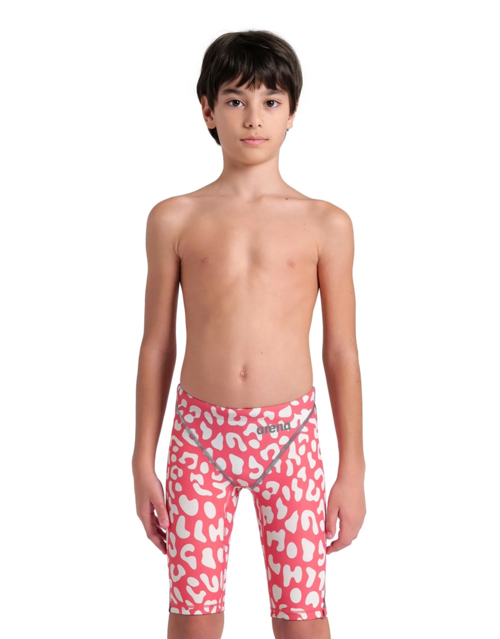 Limited Edition Boys Powerskin ST NEXT Jammer - Leopard Skin Geranium