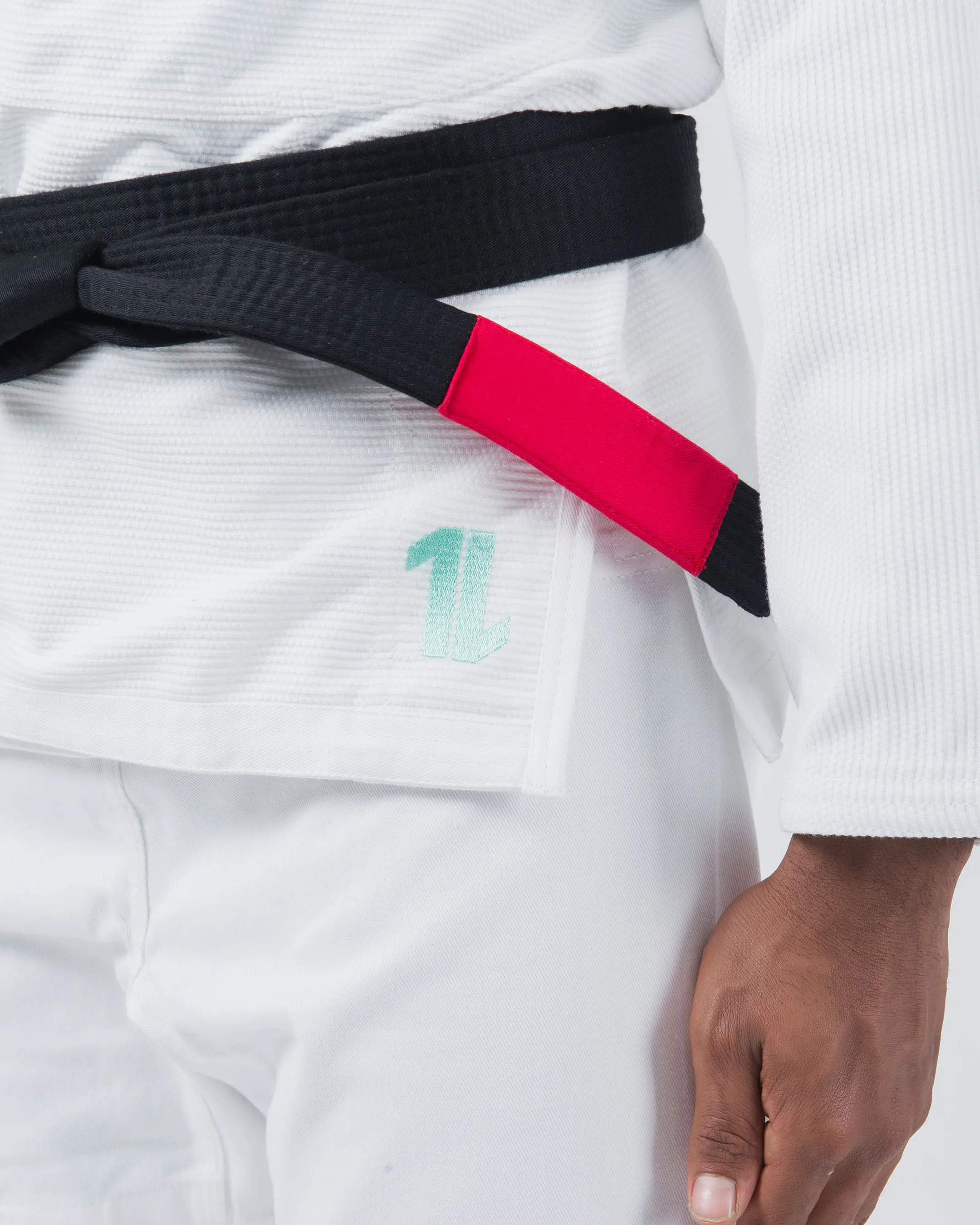 Limited Edition - The ONE Jiu Jitsu Gi - Sage Mint Edition - White