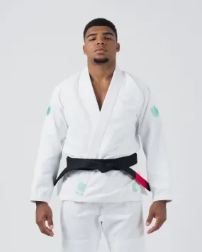 Limited Edition - The ONE Jiu Jitsu Gi - Sage Mint Edition - White