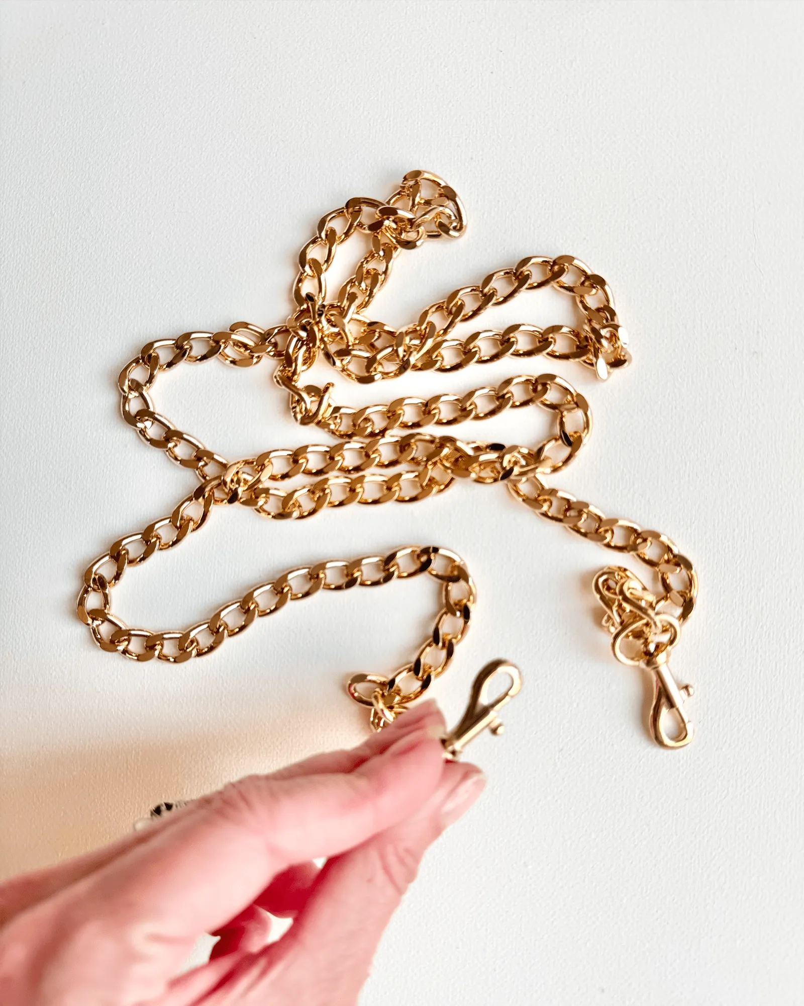 Long Gold Bag Chain