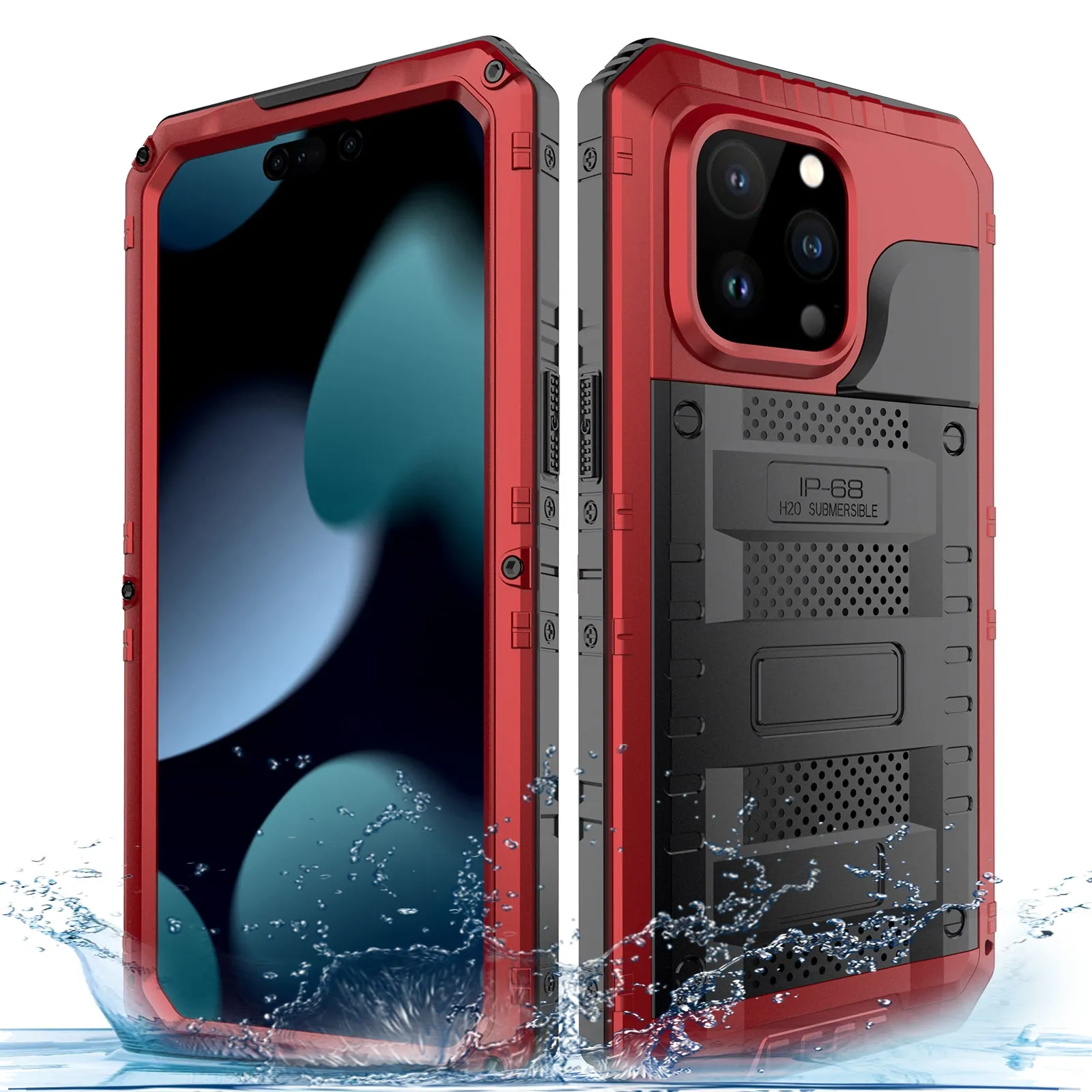 Luphie Beowulf IP68 Waterproof Diving Silicone Shockproof Aluminum Metal Case Cover