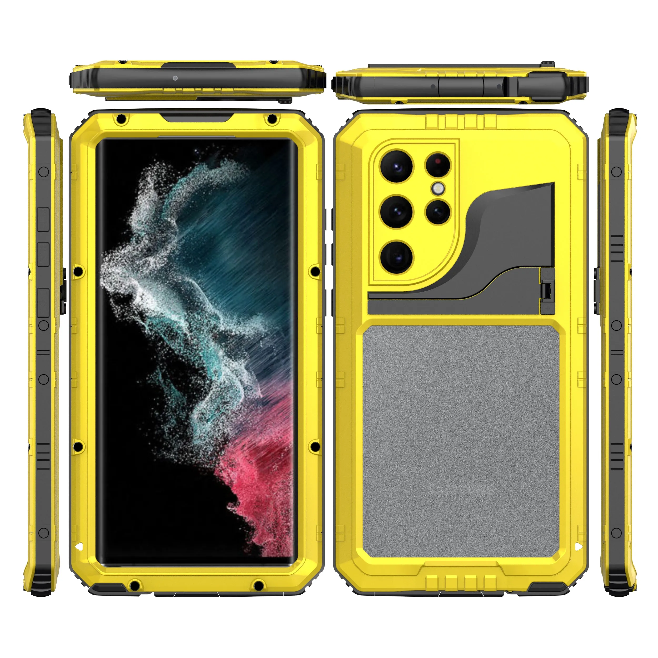 Luphie Beowulf IP68 Waterproof Diving Silicone Shockproof Aluminum Metal Case Cover