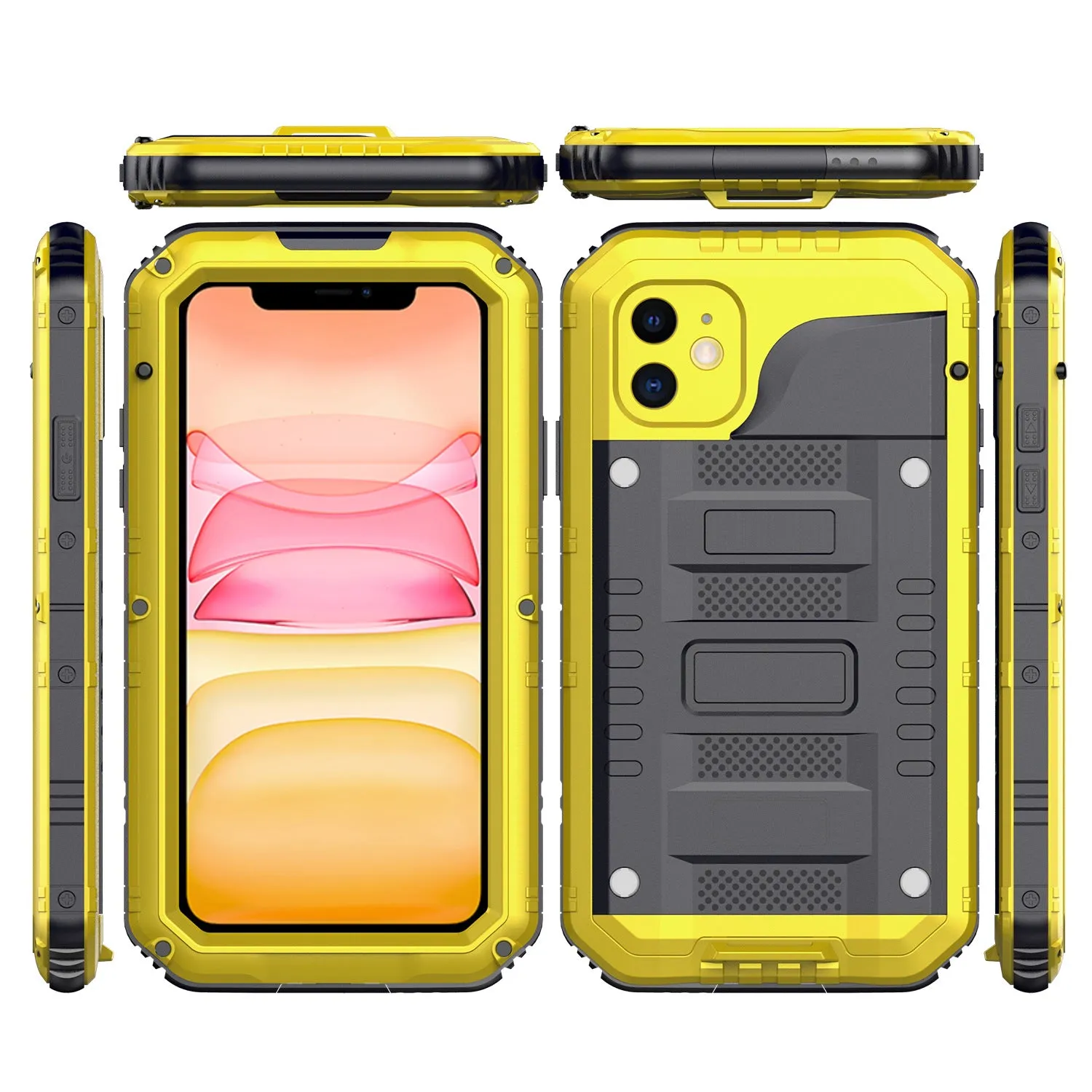 Luphie Beowulf IP68 Waterproof Diving Silicone Shockproof Aluminum Metal Case Cover