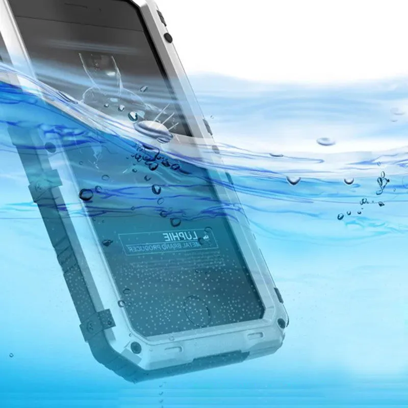 Luphie Beowulf IP68 Waterproof Diving Silicone Shockproof Aluminum Metal Case Cover