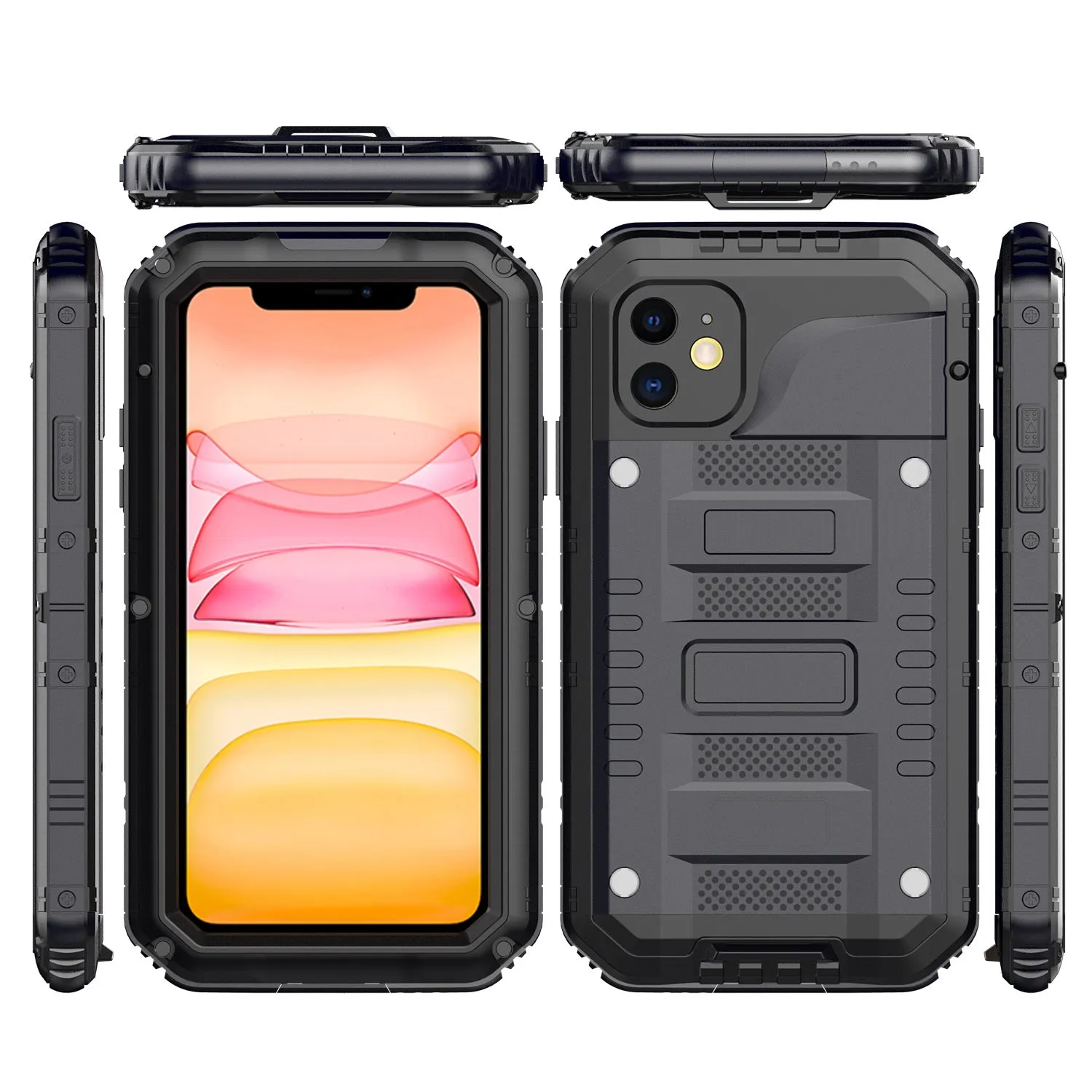 Luphie Beowulf IP68 Waterproof Diving Silicone Shockproof Aluminum Metal Case Cover