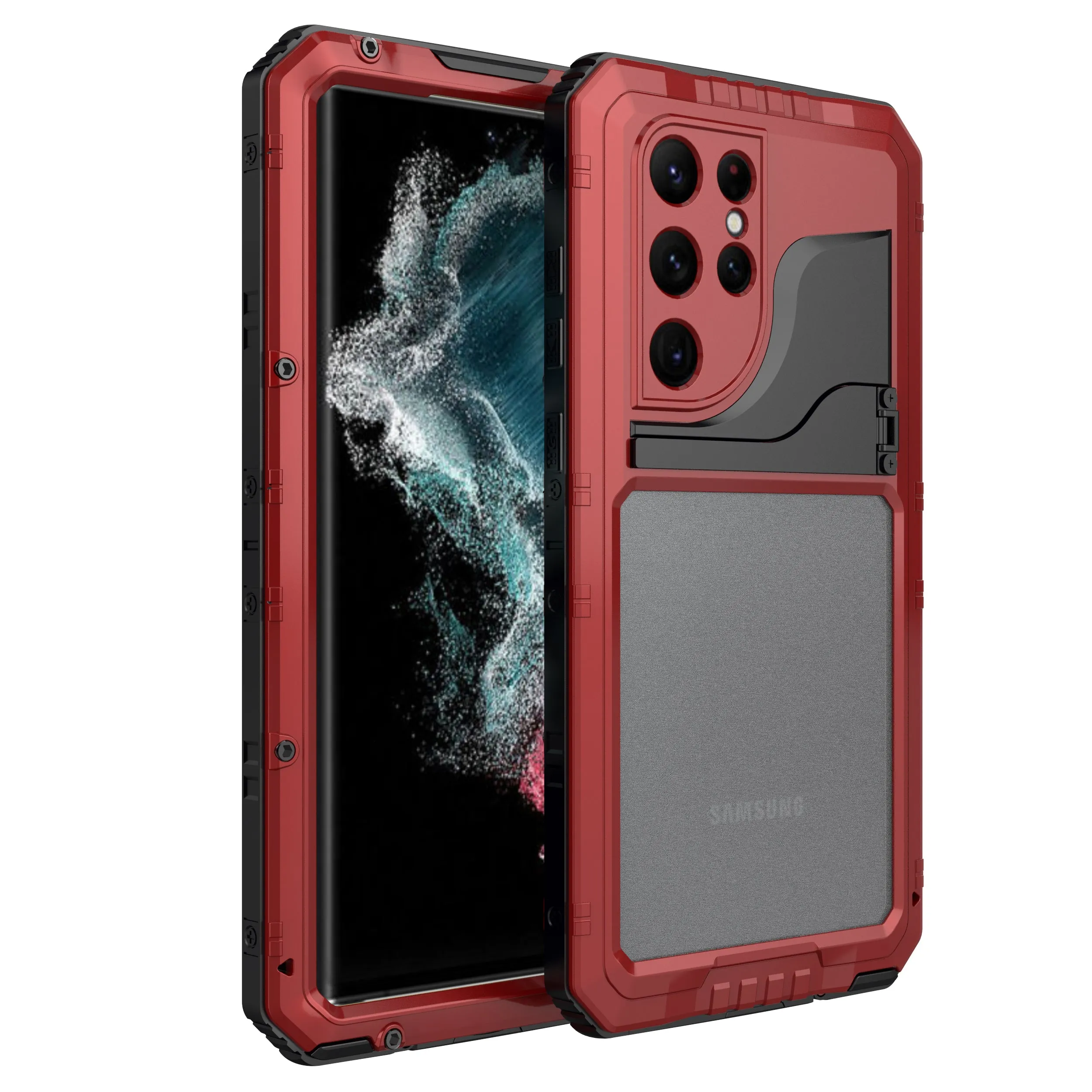 Luphie Beowulf IP68 Waterproof Diving Silicone Shockproof Aluminum Metal Case Cover