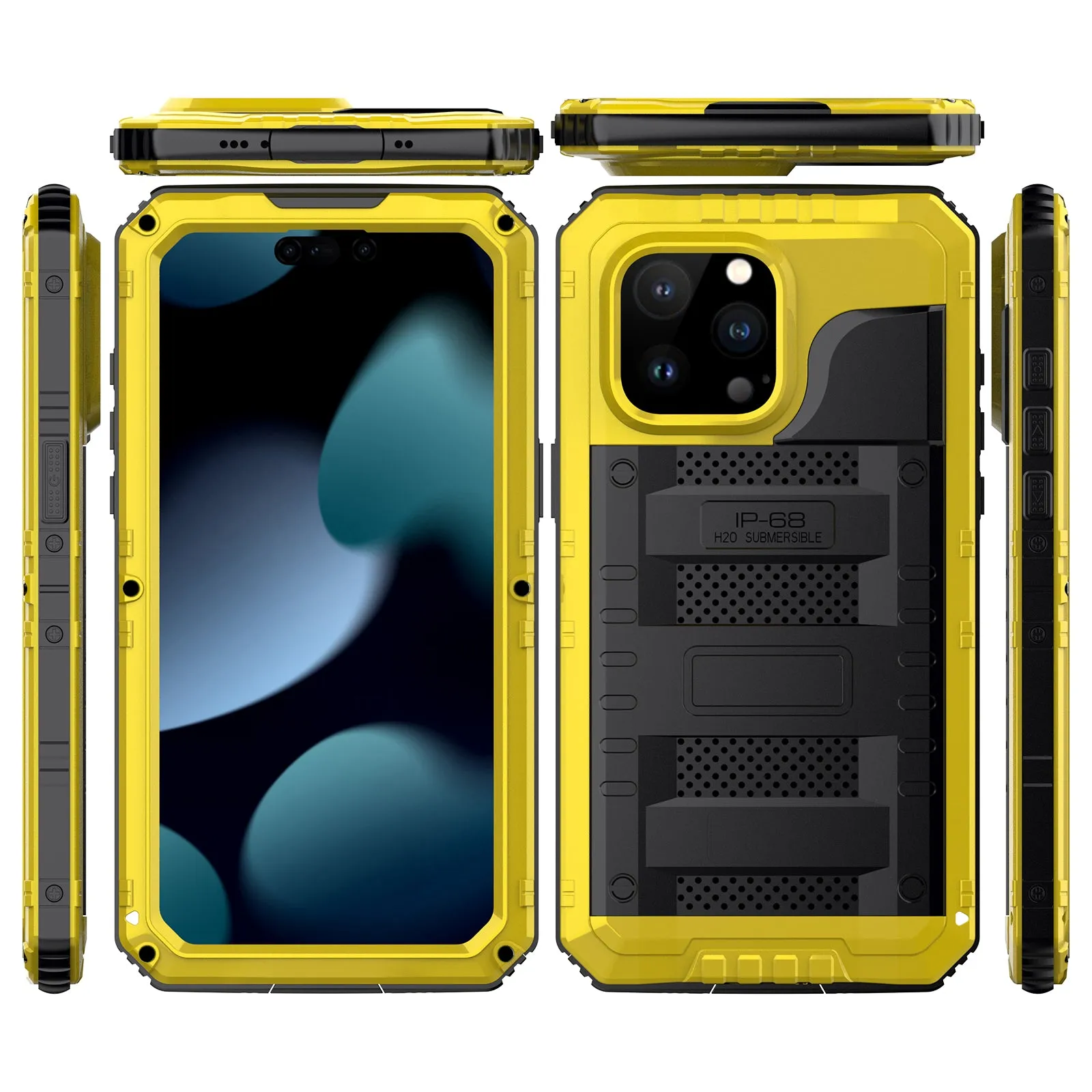 Luphie Beowulf IP68 Waterproof Diving Silicone Shockproof Aluminum Metal Case Cover