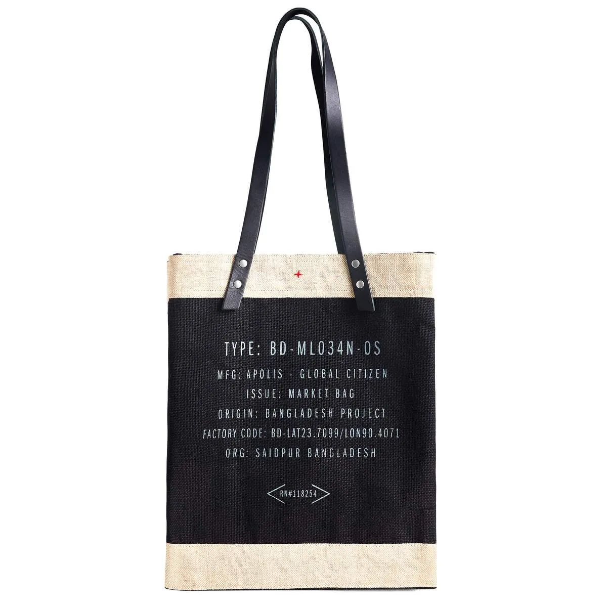 Market Tote in Black - Wholesale