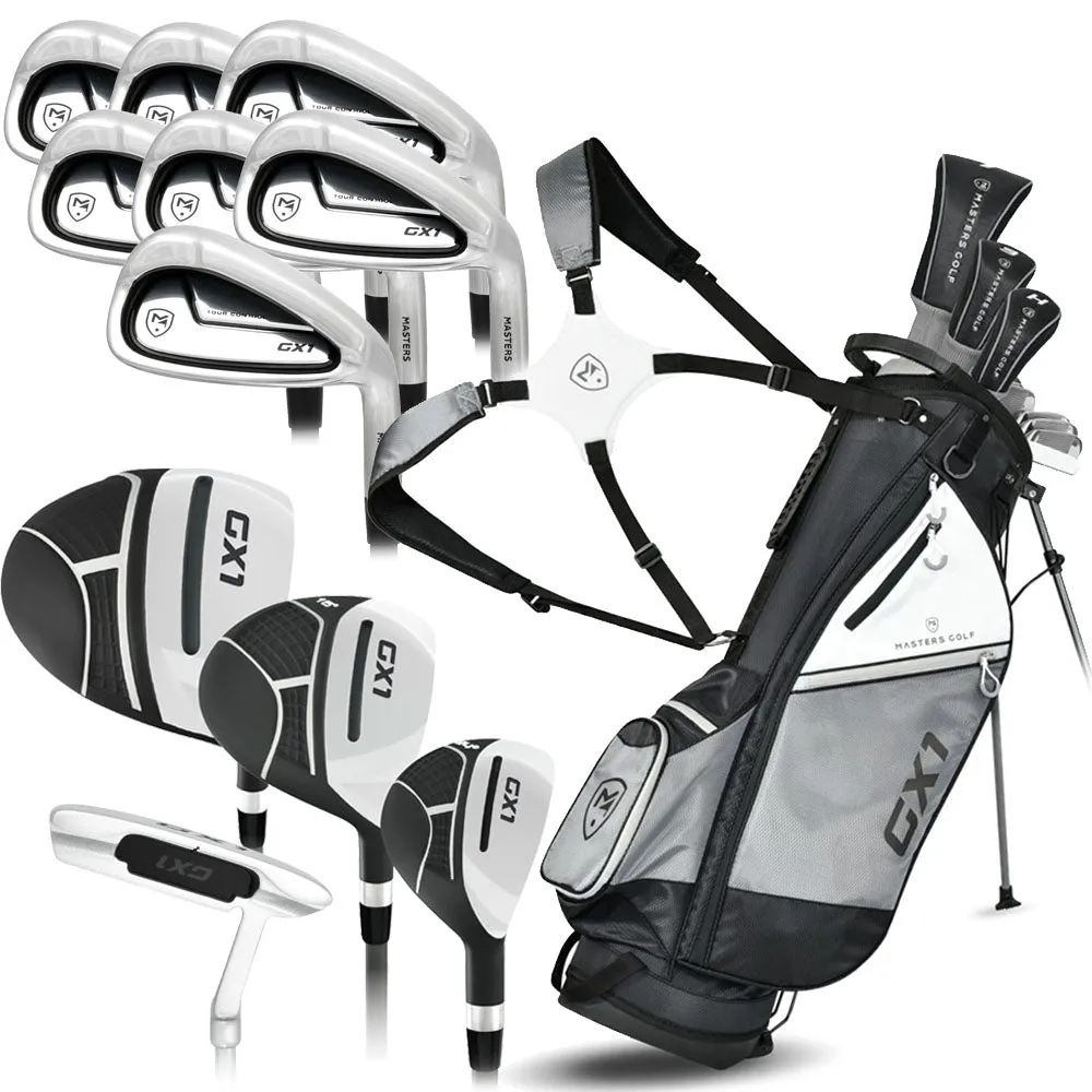 Masters GX1 Reloaded 12-Piece Stand Bag Package Set - Graphite