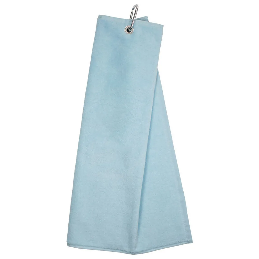 Masters Tri-Fold Velour Towel - Blue