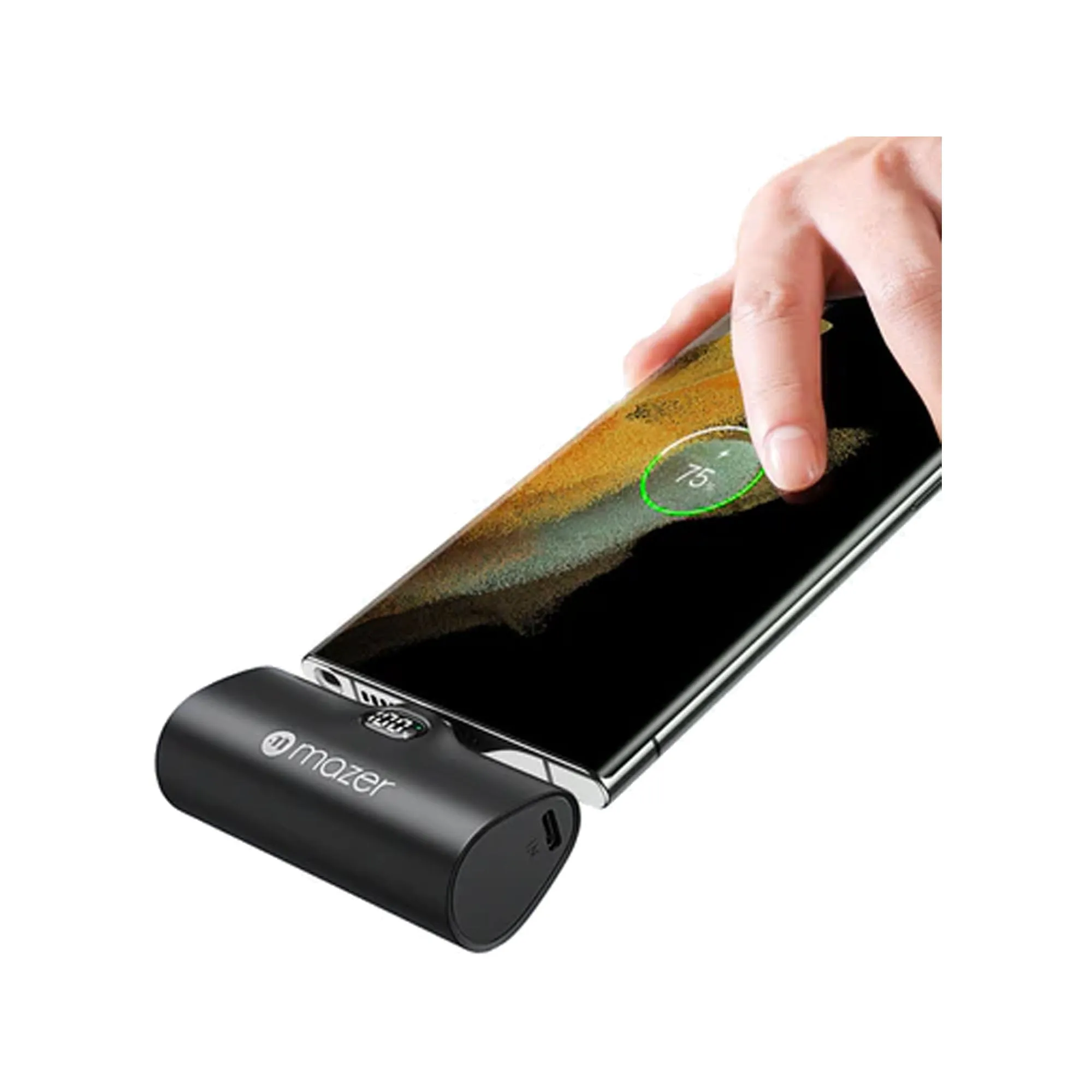 Mazer Super Mini Pocket - Built-in USB-C Connector 5000mAh PD20W Power Bank