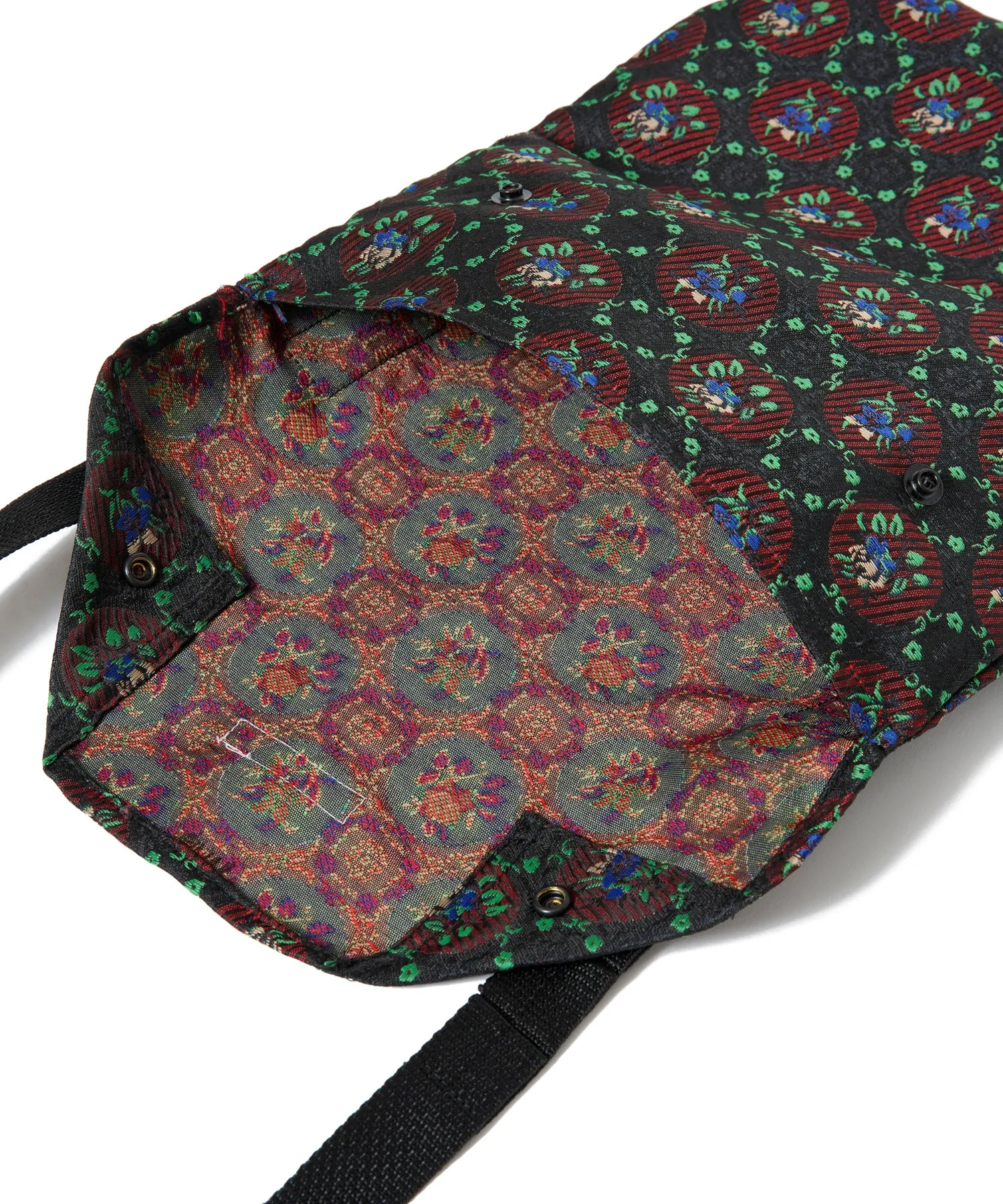 【MEN】ENGINEERED GARMENTS SHOULDER POUCH - POLYESTER FLORAL JACQUARD