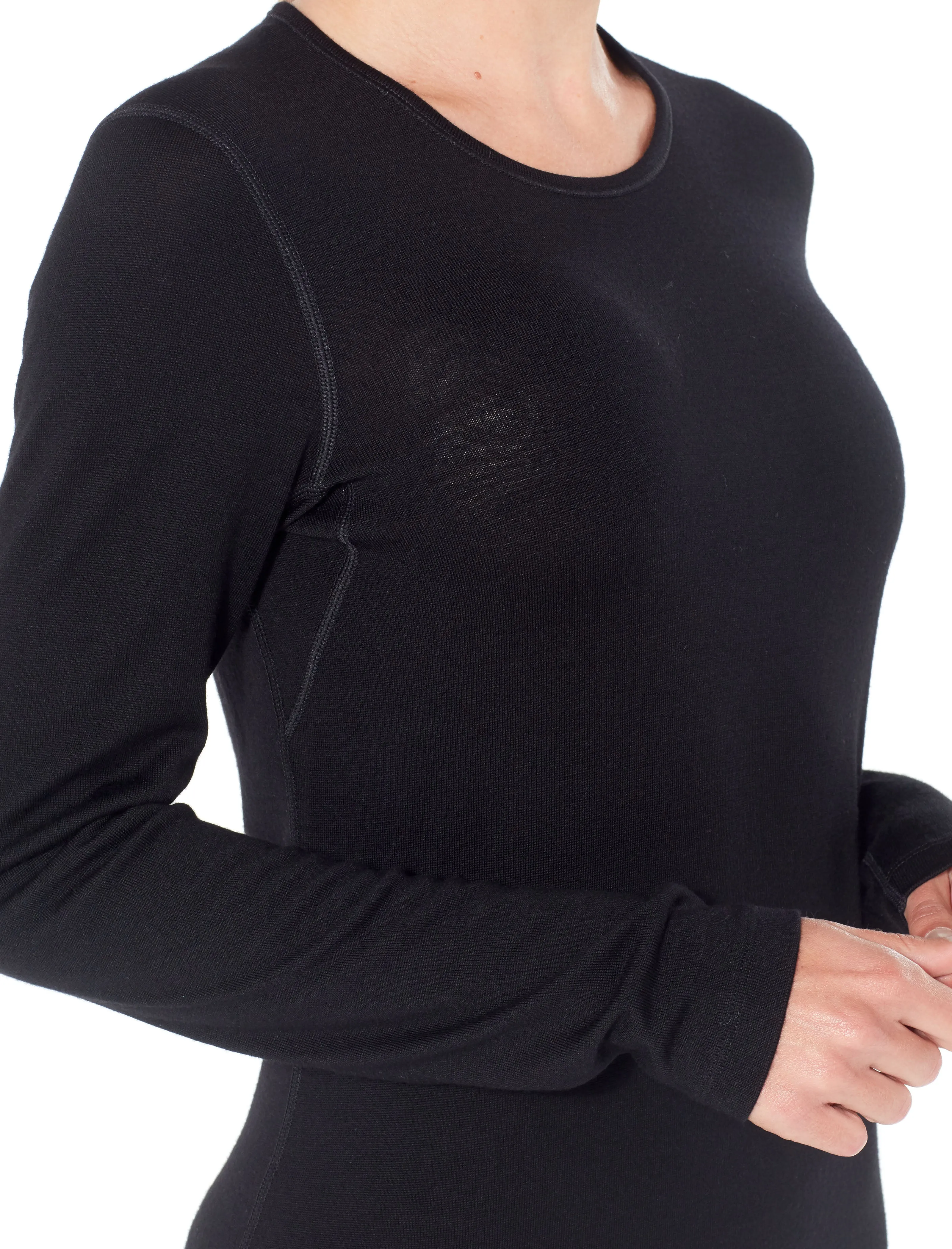 Merino 260 Tech Long Sleeve Crew - Black