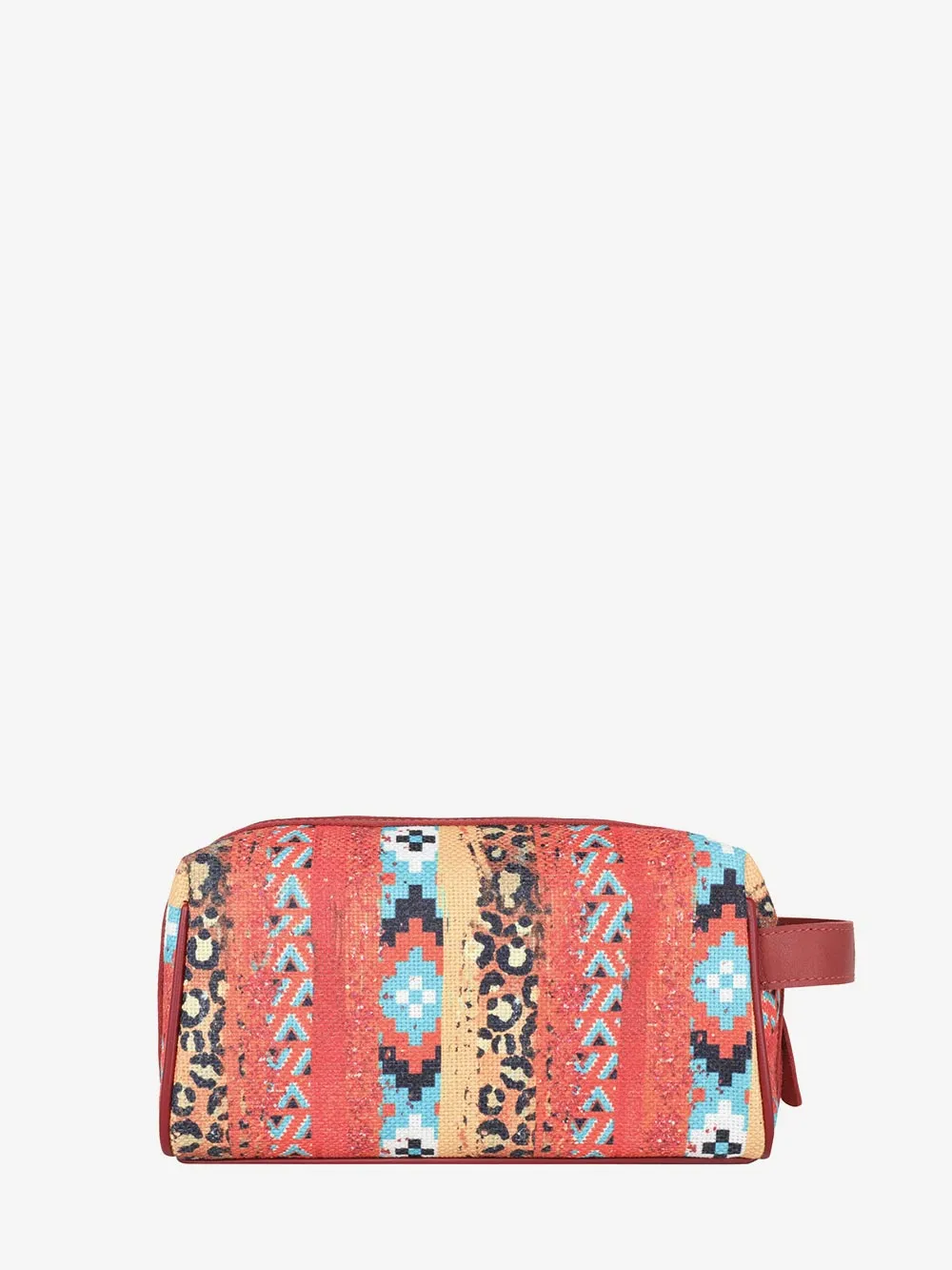 Montana West Red Aztec Multi Purpose Travel Pouch