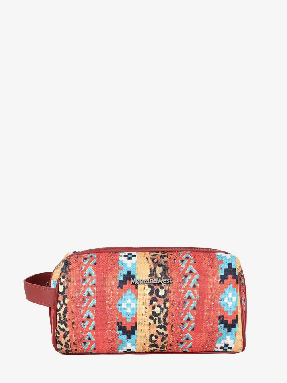 Montana West Red Aztec Multi Purpose Travel Pouch