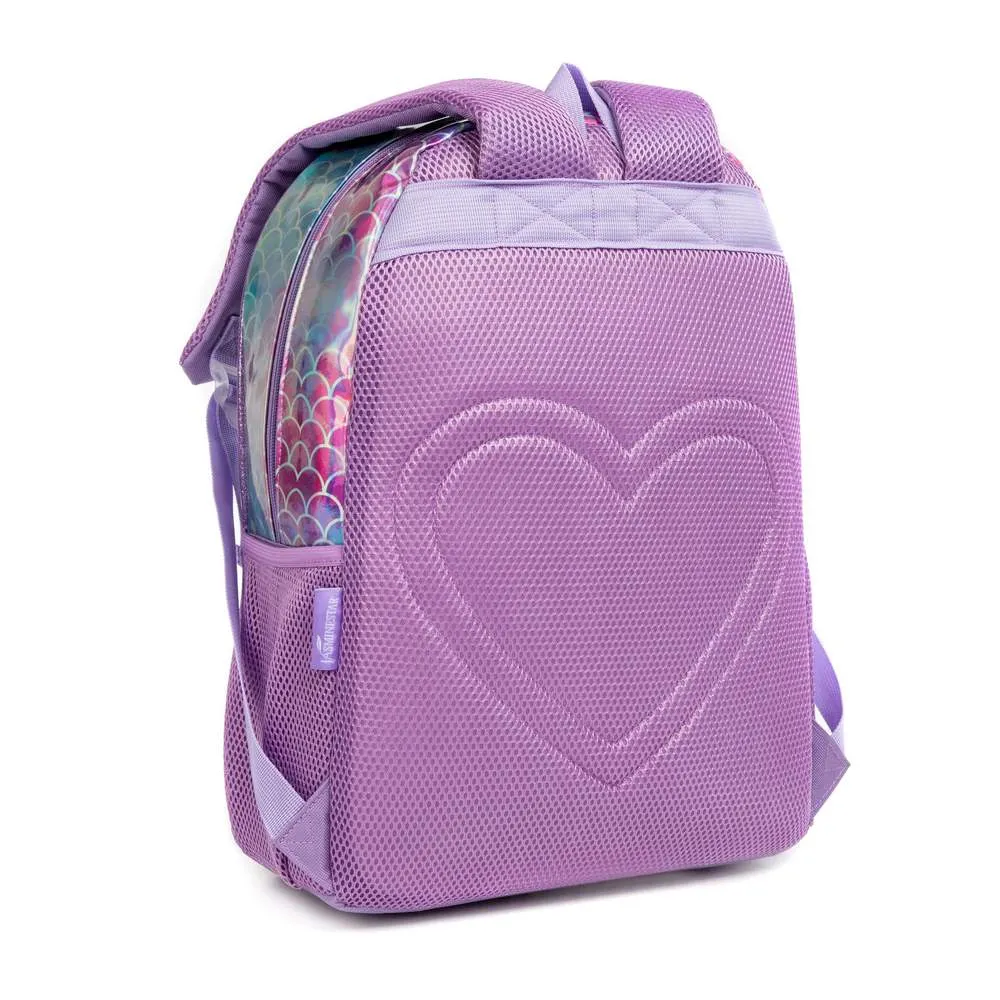 (NET) Mermaid Girls School Backpack Set 3 Pcs