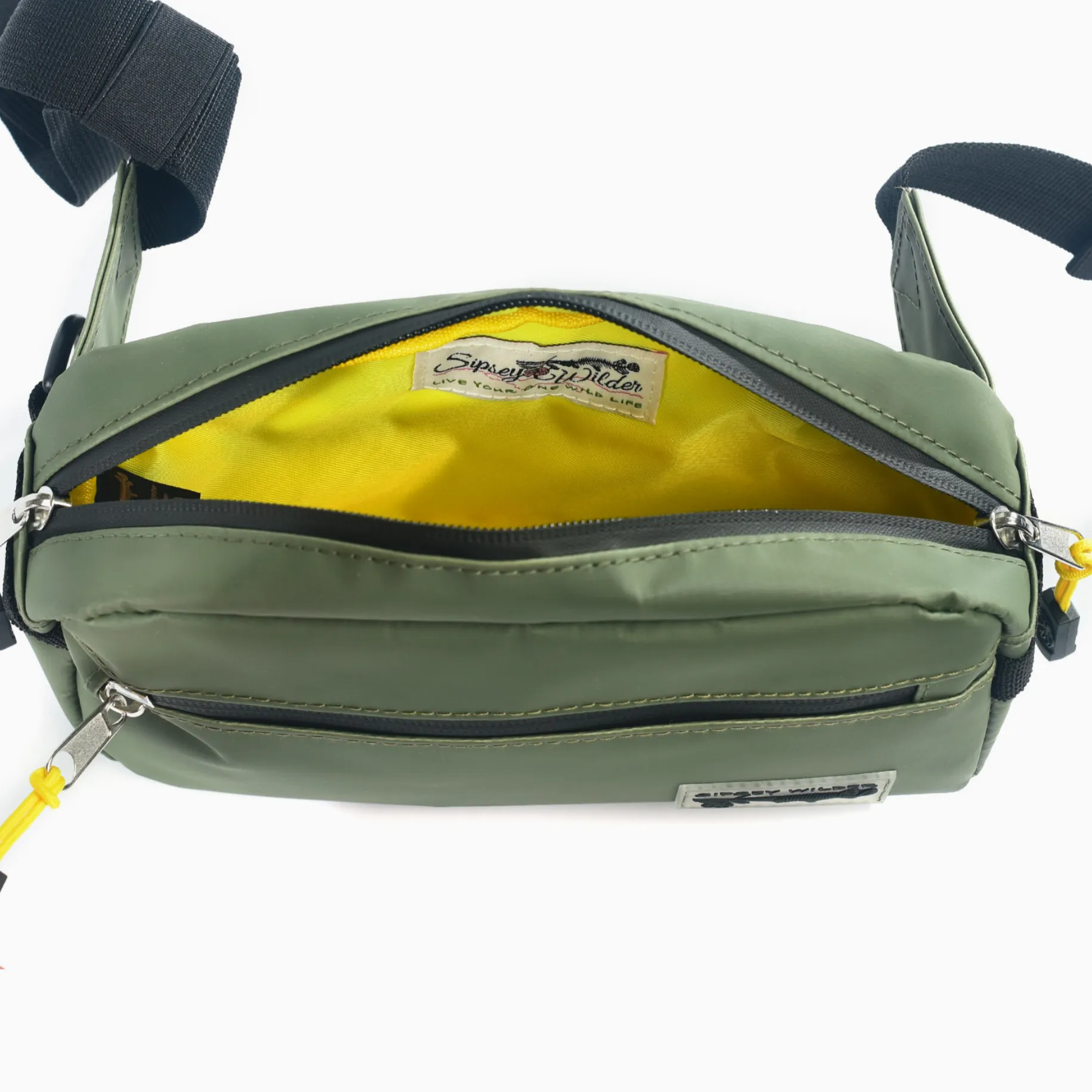 Olive Green Splash Proof Fanny Pack