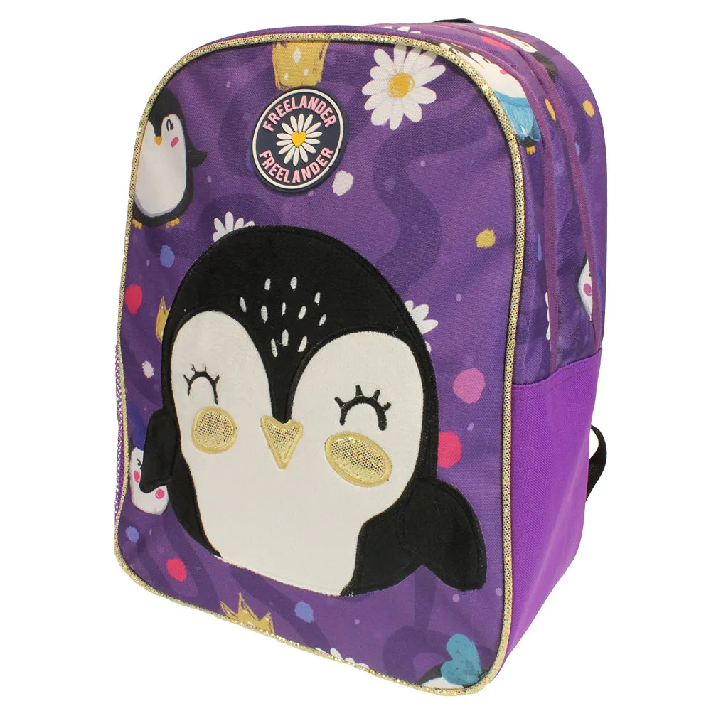 Penguin Applique School Bag | 22L