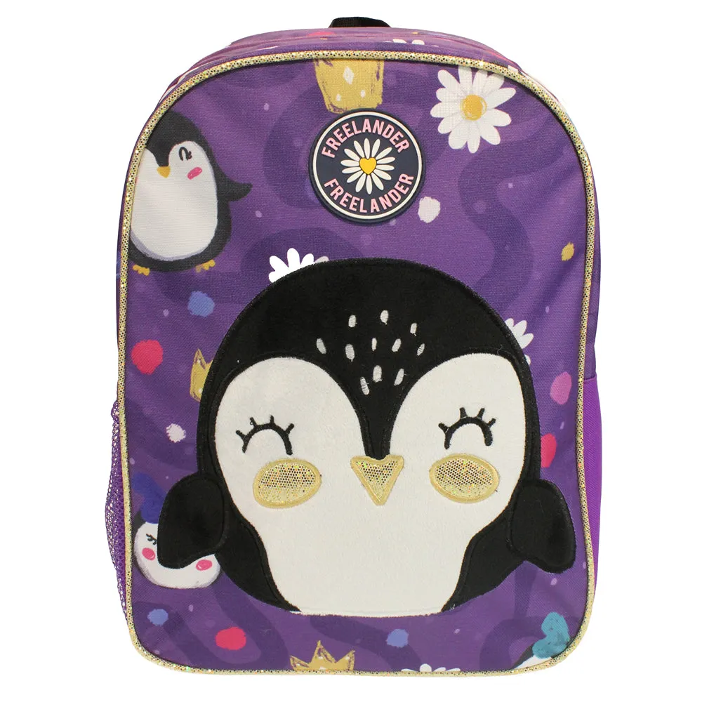 Penguin Applique School Bag | 22L