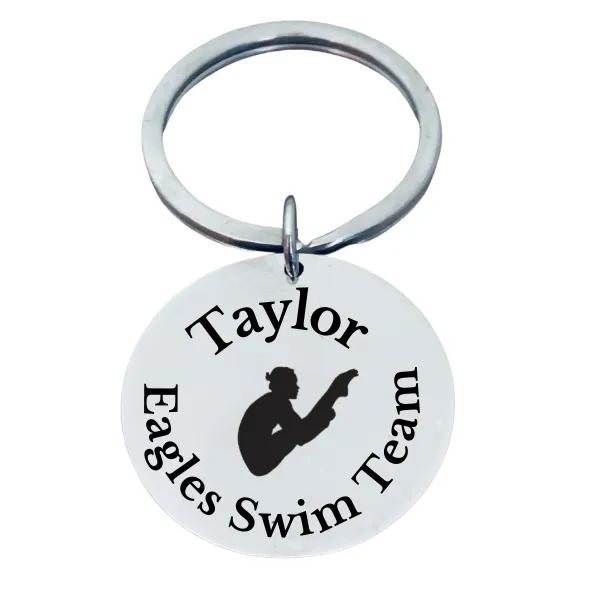 Personalized Diving Keychain