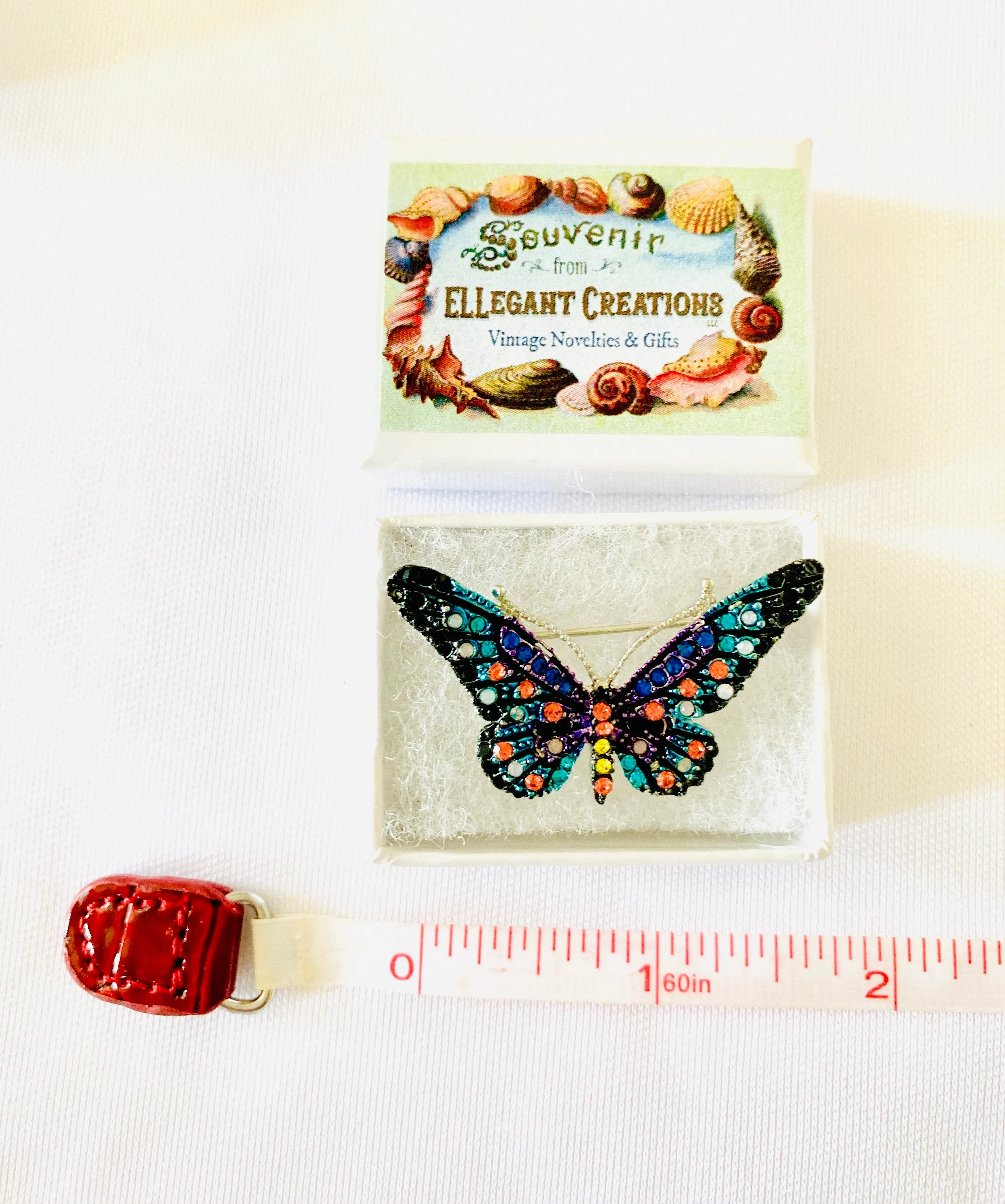 Pin BUTTERFLY BLUE