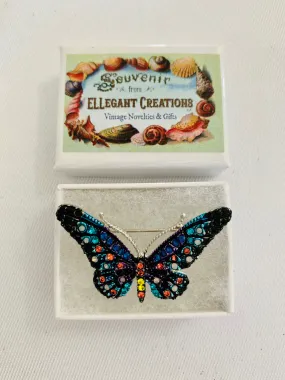 Pin BUTTERFLY BLUE