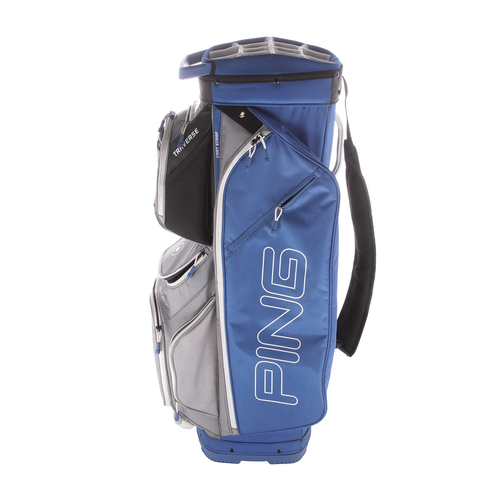 Ping Second Hand Traverse Cart Bag - Royal/Silver/White