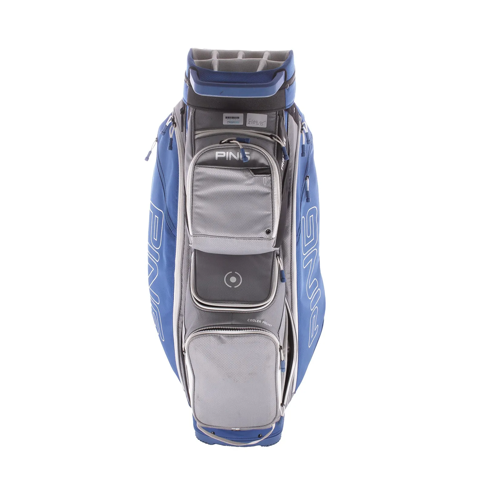 Ping Second Hand Traverse Cart Bag - Royal/Silver/White