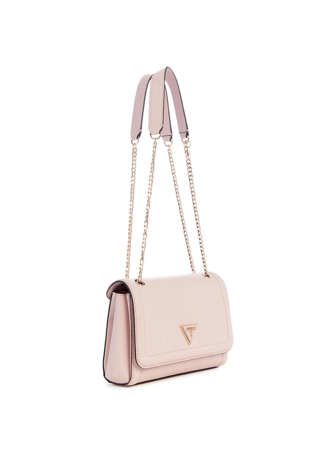 Pink Noelle Crossbody Flap Bag