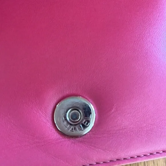 Pink Patent Leather Mini Flap Bag