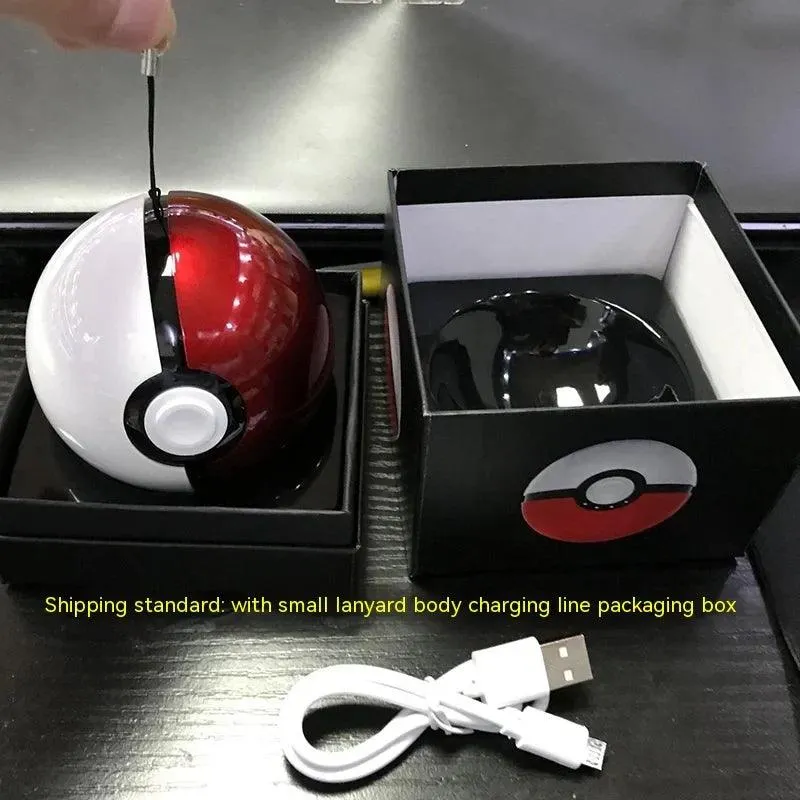 Pokemon Cartoon Large-capacity Pocket Ball Power Bank Pikachu Anime Power Bank Kawaii Toys Kids Birthday Gift Pikachu Ornaments