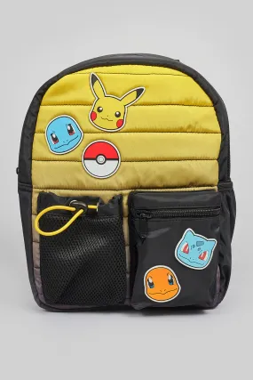 POKEMON QUILTED SOFT NYLON BACKPACK