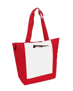 Polyester Zipper Tote Bag - BS185