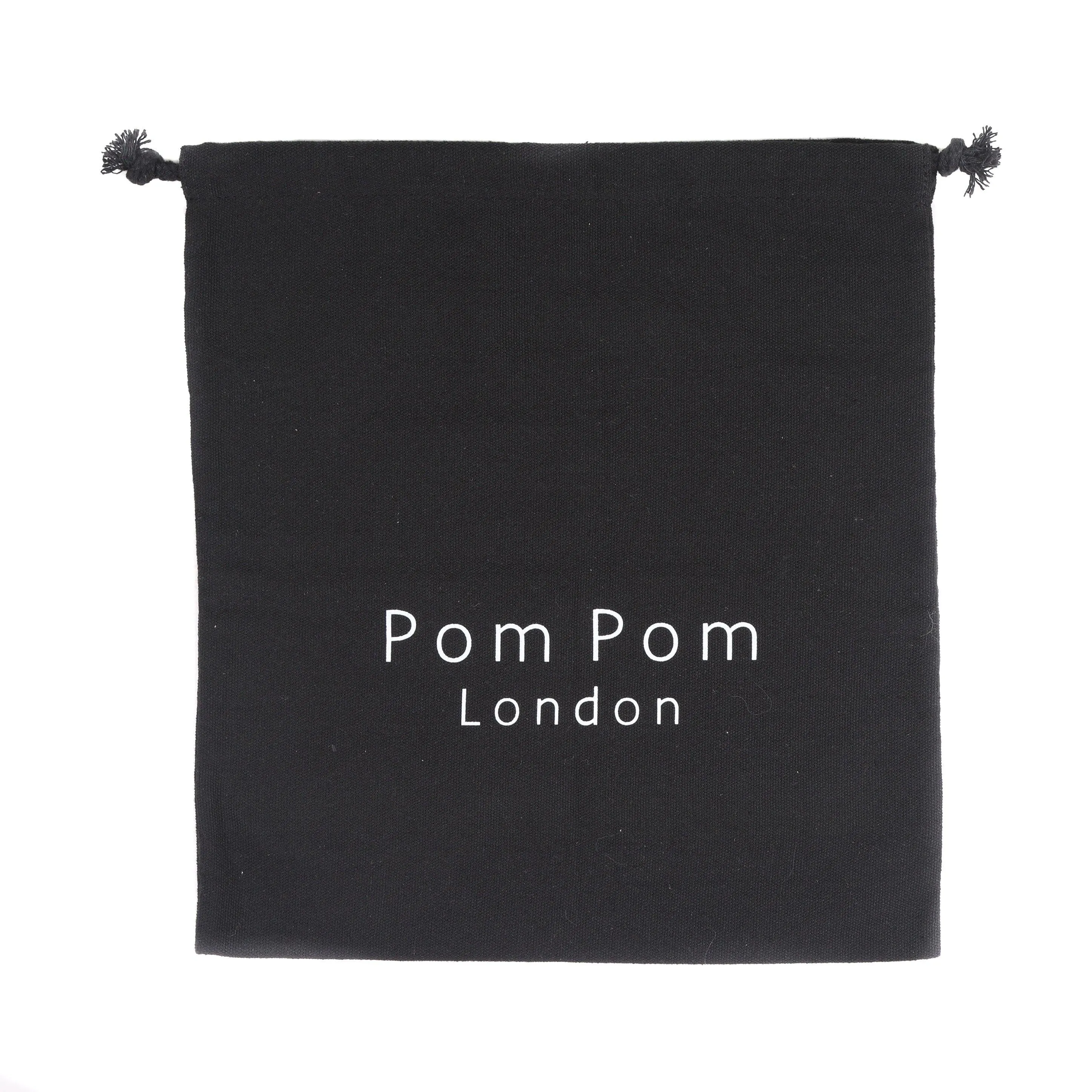 Pom Pom London City Croc Bag Black