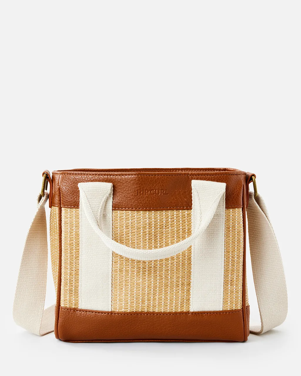 Premium Straw Mini Handbag in Natural