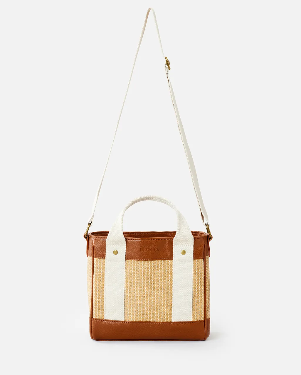 Premium Straw Mini Handbag in Natural