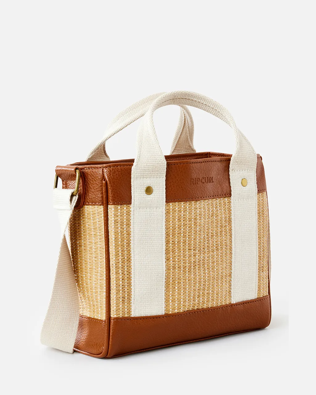 Premium Straw Mini Handbag in Natural